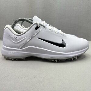 Mens Size 9.5 Nike Victory Promo 24 Golf Shoes White Black Scottie Tiger Spikes